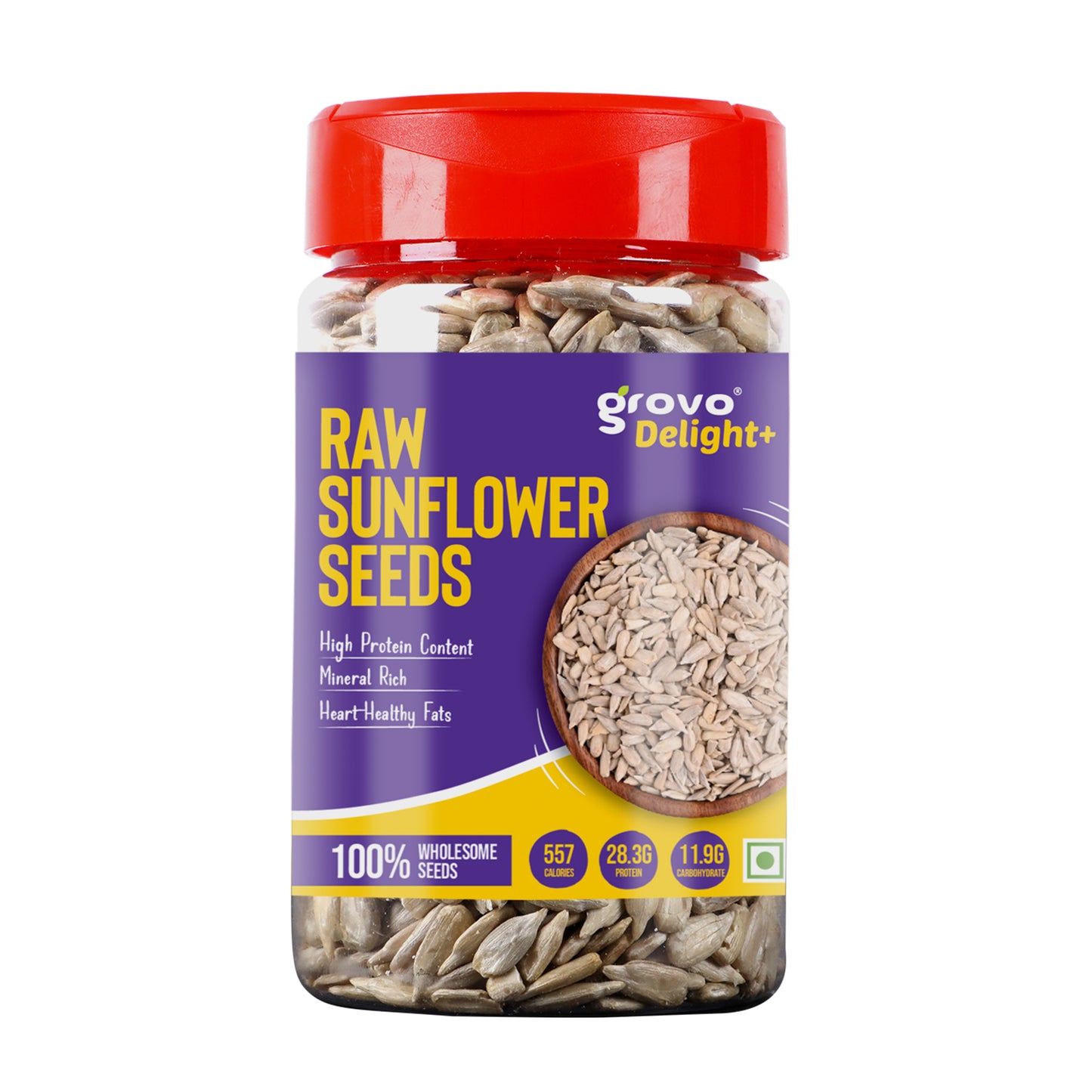 Grovo Delight+ Raw Sunflower Seeds 200g