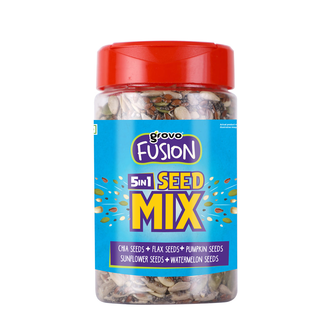 Grovo Fusion 5 In 1 Seed Mix 200g Grovo Foods
