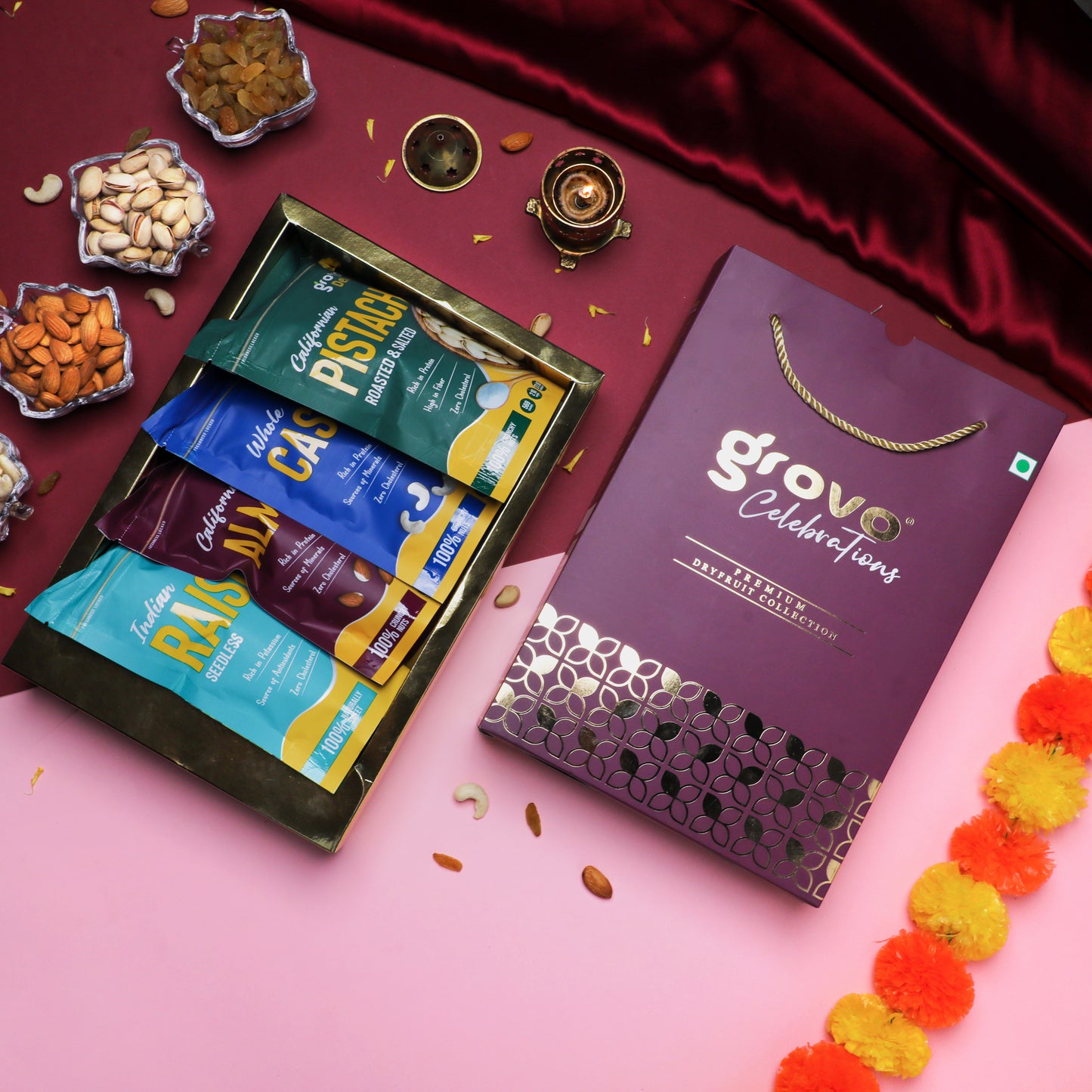 Grovo Celebrations Eclipse Premium Dry Fruit Gift Set