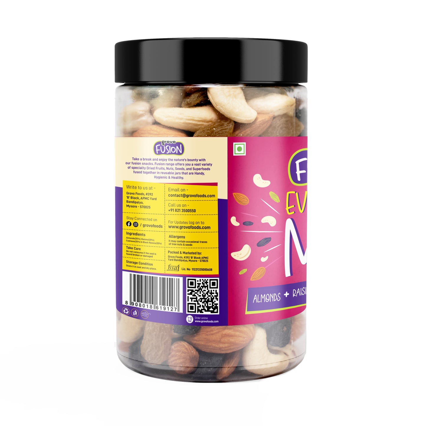 Grovo Fusion Everyday Mix 185g Grovo Foods