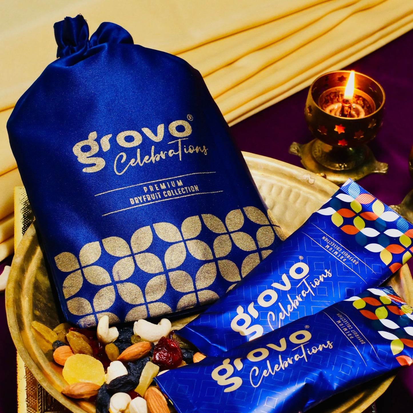 Grovo Celebrations Zenith Premium Dry Fruit Gift Set